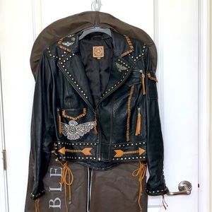 DOUBLE D RANCH WOMEN'S BLACK RAINBIRD JACKET